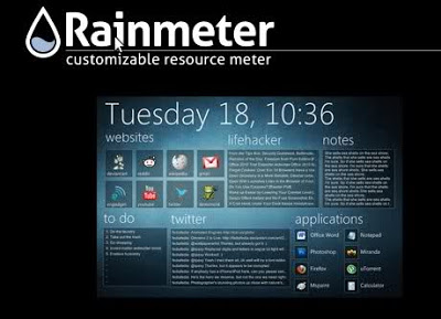 rainmeter news skin